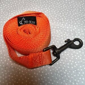 Hi Kiss Orange Dog Leash
